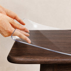 AimHave 48 x 96 Zoll rechteckiger klarer Tisch- und Bodenschutz – Wasserdichte strapazierfähige PVC-Abdeckung für Tische und Böden