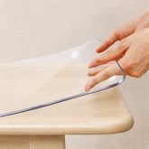 Ziel: 48 x 72 Zoll Rechteckige, transparente Tisch- und Bodenschutzfolie – wasserdichte, strapazierfähige PVC-Abdeckung für Tische und Böden
