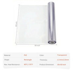 PVC desk mat size guide: 1.5mm and 2mm thickness, heavy-duty protection for home office and professional desks.