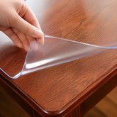 AimHave 44 x 96 Zoll Rechteckiger transparenter Tisch- und Bodenschutz – Wasserdichte strapazierfähige PVC-Abdeckung für Tische und Böden
