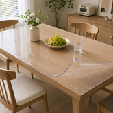 AimHave Rechteckige transparente Tisch- und Bodenschutzfolie, 60 x 275 cm – wasserdichte, strapazierfähige PVC-Abdeckung für Tische und Böden