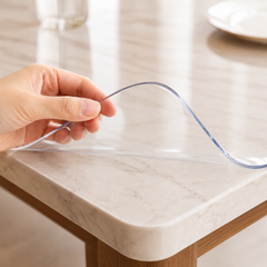AimHave Rectangle Clear Table & Floor Protector 40 x 40 inch – Waterproof Heavy Duty PVC Cover for Tables & Floors