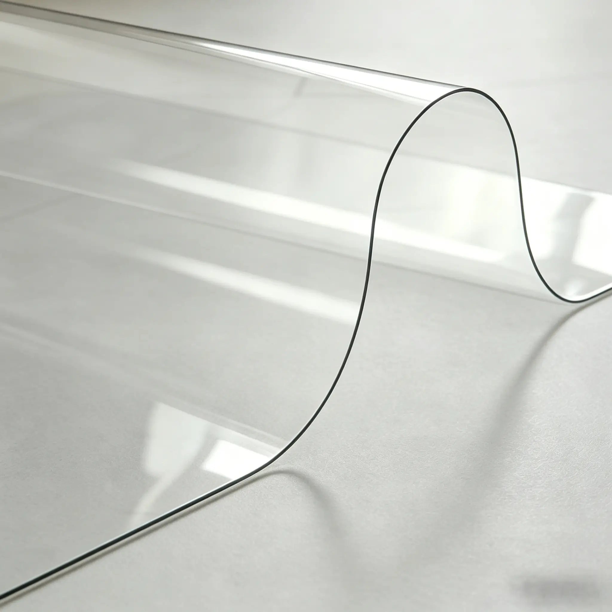Detailed view of a PVC floor mat, highlighting its flexible, anti-slip, and durable texture.