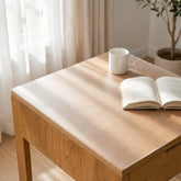 Frosted PVC living room mat, matte coffee table protector, waterproof and anti-glare floor guard.