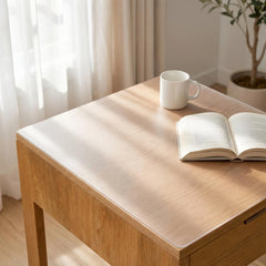 Frosted PVC living room mat, matte coffee table protector, waterproof and anti-glare floor guard.