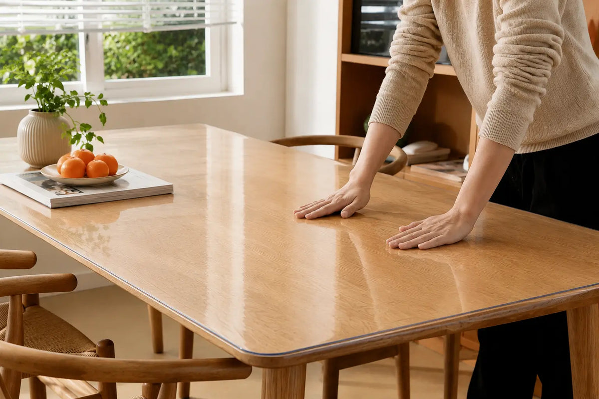 How to Get Wrinkles and Air Bubbles Out of Your PVC Table Protector?
