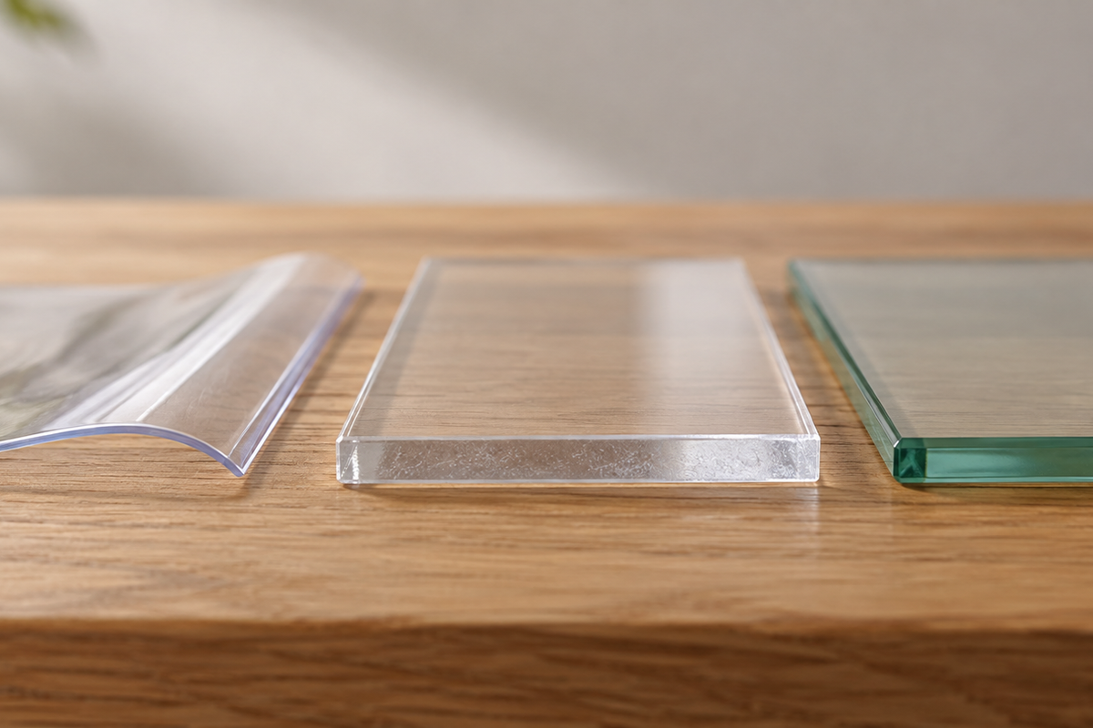 PVC vs Acrylic vs Glass Table Protector: Which Is Better?