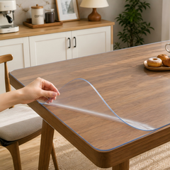 AimHave Rectangle Clear Table & Floor Protector 28 x 60 inch – Waterproof Heavy Duty PVC Cover for Tables & Floors