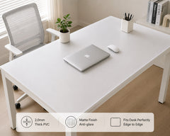 AIMHave 2mm Matte Frosted PVC Table Protector – 35.6" x 63" Anti-Glare Desk & Table Cover