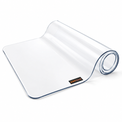 AIMHave clear PVC table protector mat in 1.5mm and 2mm thickness for dining tables