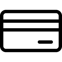 Secure credit card icon representing AimHave safe payment methods and order tracking.