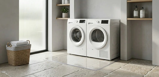 AimHave durable clear mat for laundry room floors and appliance surface protection.