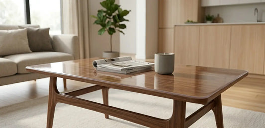 AimHave transparent protector for coffee tables and side tables in the living room.
