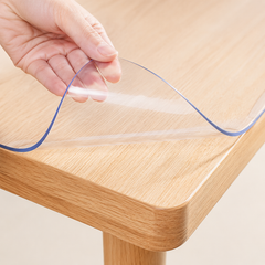 AimHave Rectangle Clear Table & Floor Protector 42 x 66 inch – Waterproof Heavy Duty PVC Cover for Tables & Floors