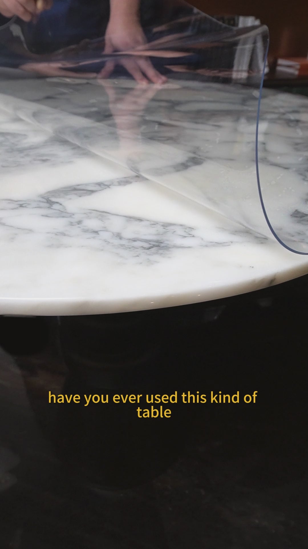 Round Clear PVC Table Protector – 2.0mm Thick, Waterproof & Heat Resistant | AimHave